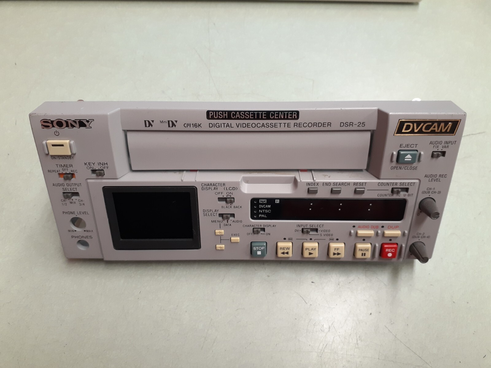 Sony 1-684-667-12 FR-183 DSR-25 Front Bezel & Panel Control Board