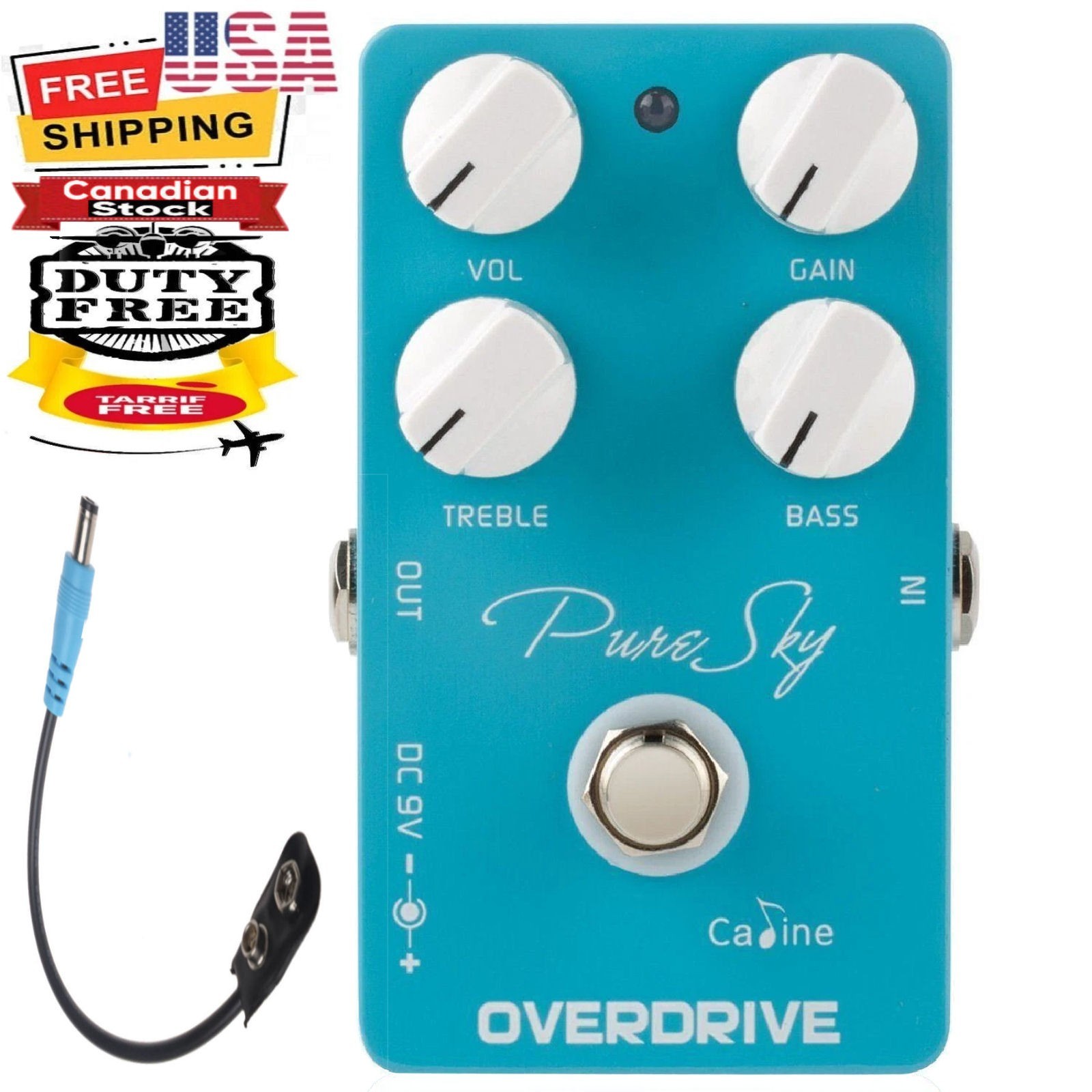 Caline CP-12 Pure Sky Overdrive Pedal Guitar Effect Pedal Guitar Accessories CA