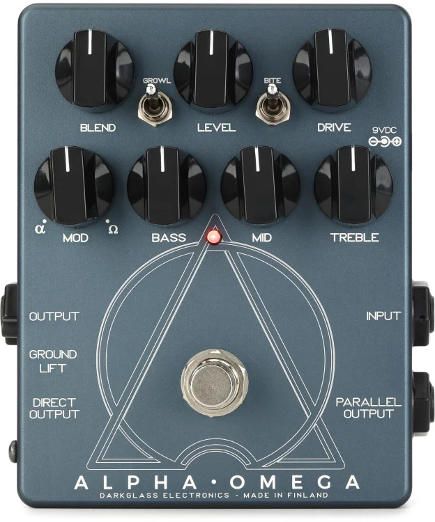 Darkglass Alpha Omega Dual Bass Preamp/OD Pedal