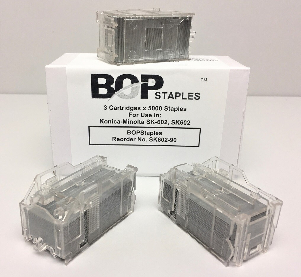 Compatible for Konica SK-602, SK602 (Staple Cartridge Refills - 3 Pack)