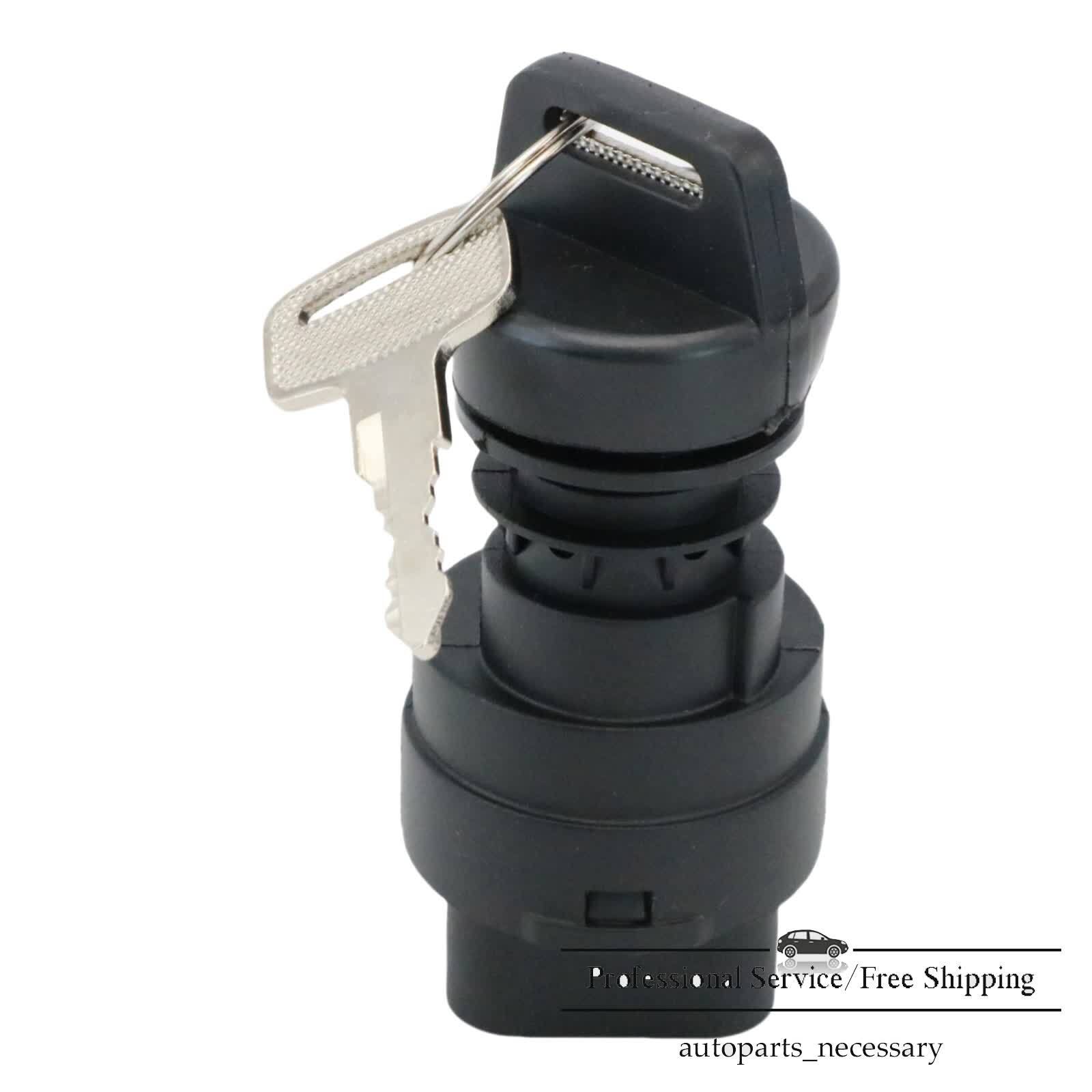 Ignition Key Switch For Polaris 4017237 4080413 / 3 Position 4 Pin Sealed Switch