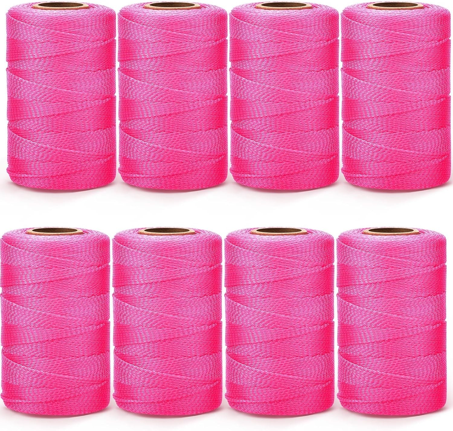 8 Rolls Mason Line #18 Braided Nylon String Total 4000 Feet Length Masonry Nylon
