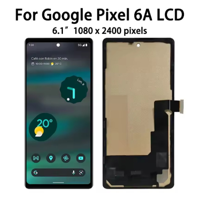 For Google Pixel 6A TFT LCD Display+Touch Screen Digitizer Assembly Replacement