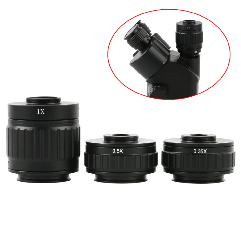Digital Imaging Microscope Adapter with Three Magnifications for C-Mount
