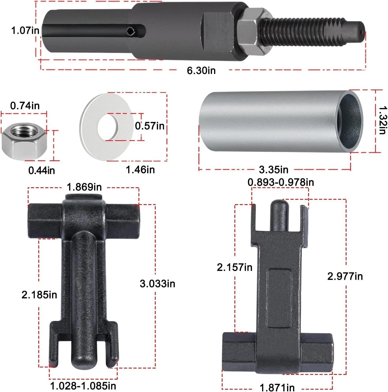 Durable Injector Removal Tools for GM 6.6L Duramax - Easy Maintenance Solution