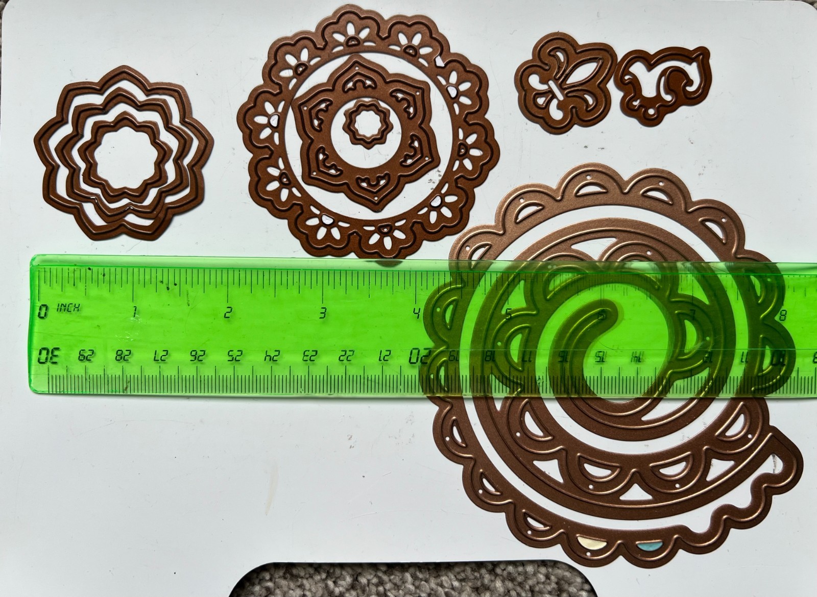 100+ metal die cuts shapes/borders/frames plus 13 magnetic sheets