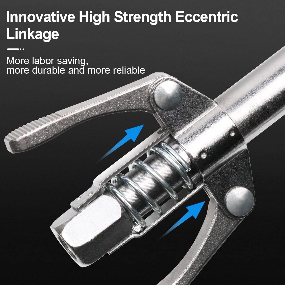 Gun Coupler Double Handle High Pressure Quick Release Lock Oil Nozzles