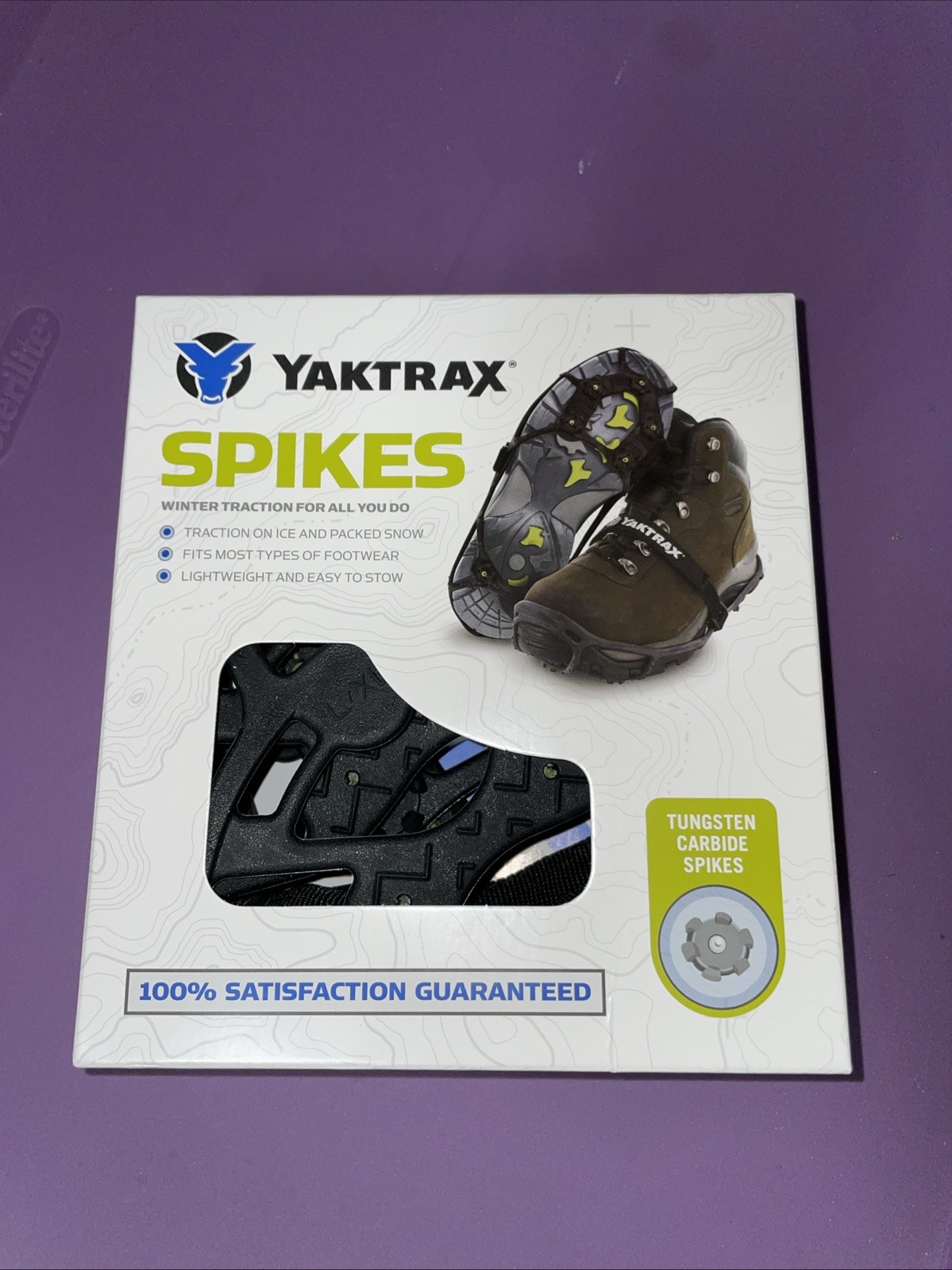 Yaktrax Spikes Footwear Traction for Snow & Ice Size Large / XL 1 Pair