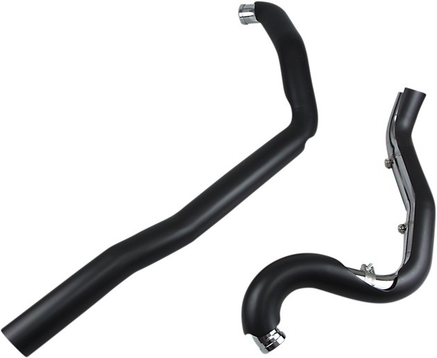 Cobra True Dual Header Pipes Black #6251RB Harley Davidson