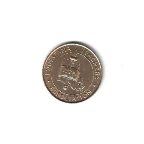 1976 Louisiana Teachers Association New Orleans A New Century..."Gold" Aluminum