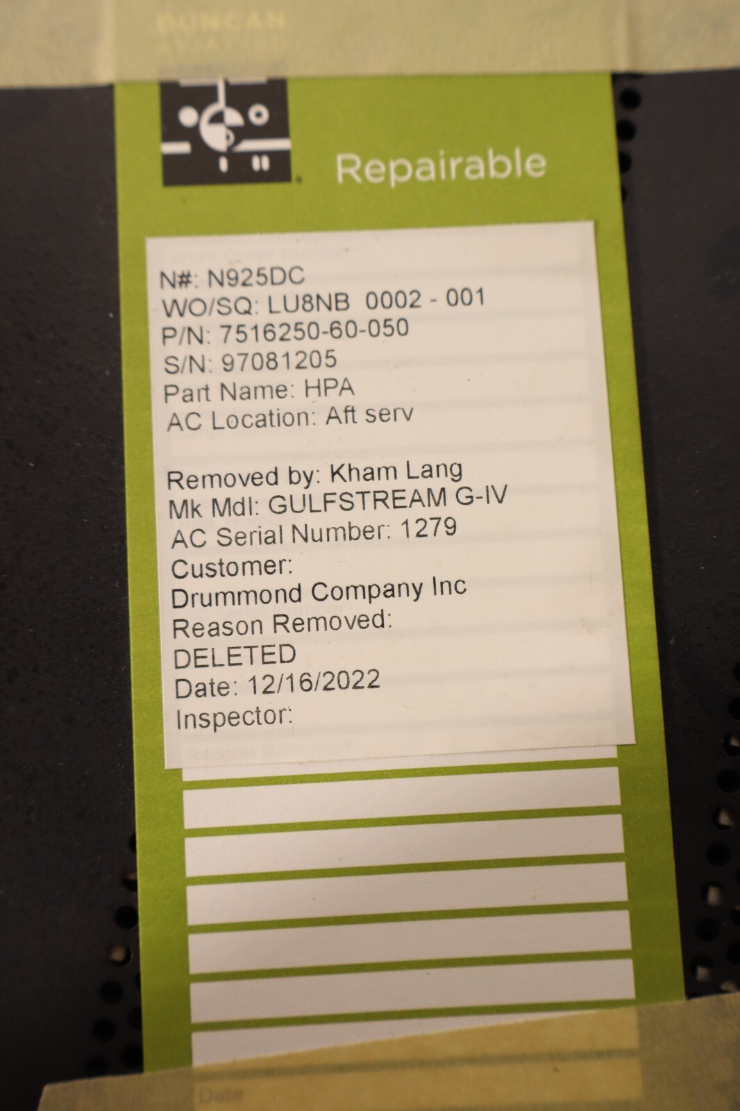 Honeywell HP-600 High Power Amplifier 7516250-60050 Removed for Upgrade