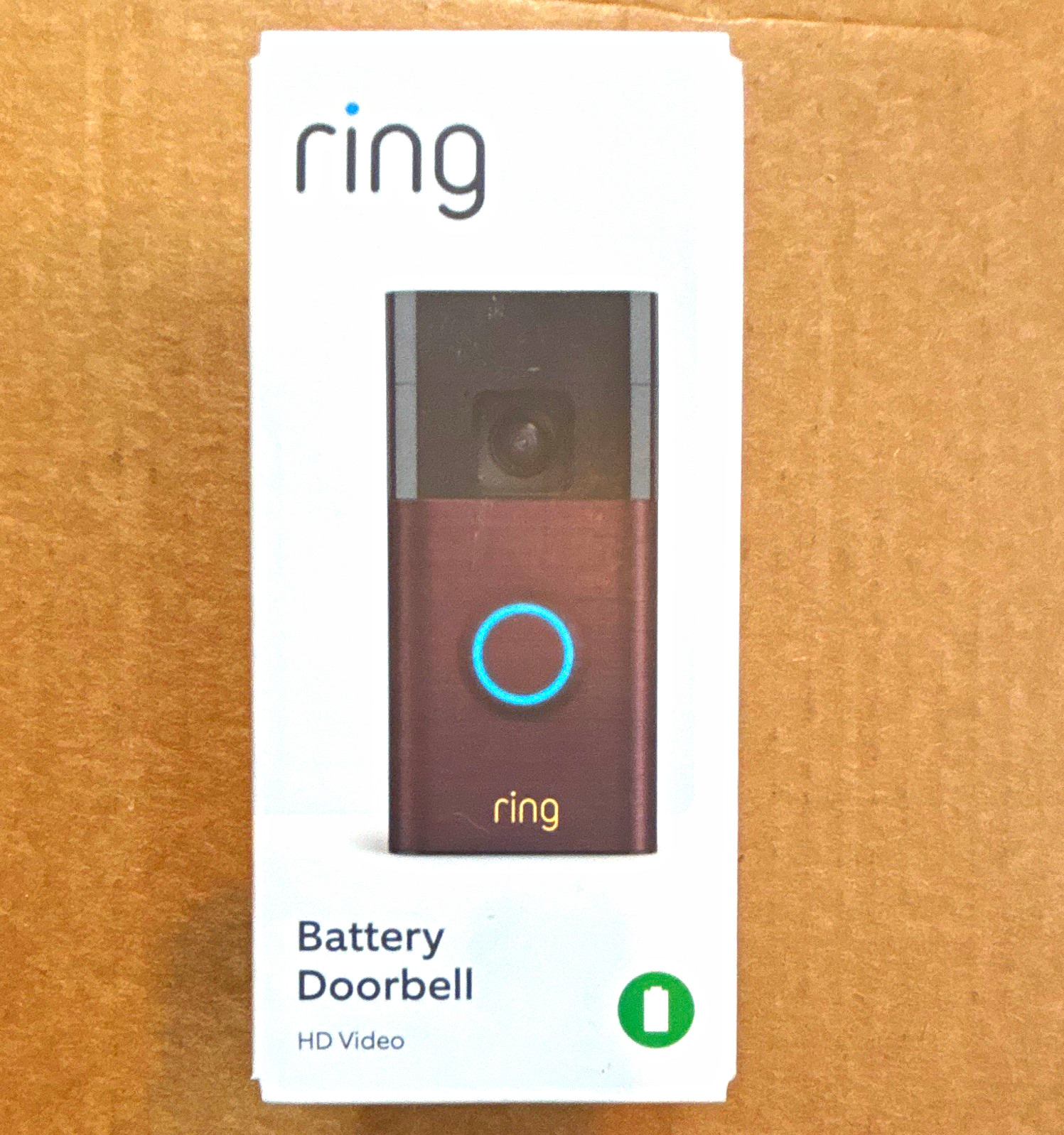 Ring Battery Doorbell HD Video Wi-Fi Amazon Alexa Venetian Bronze