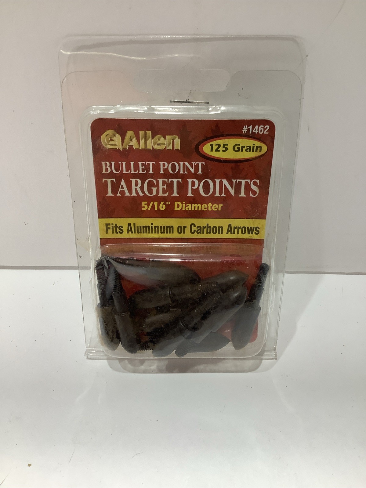 Allen Archery Bullet Points 5/16'' 125 Grain Target Point 12-Pack 1462, New