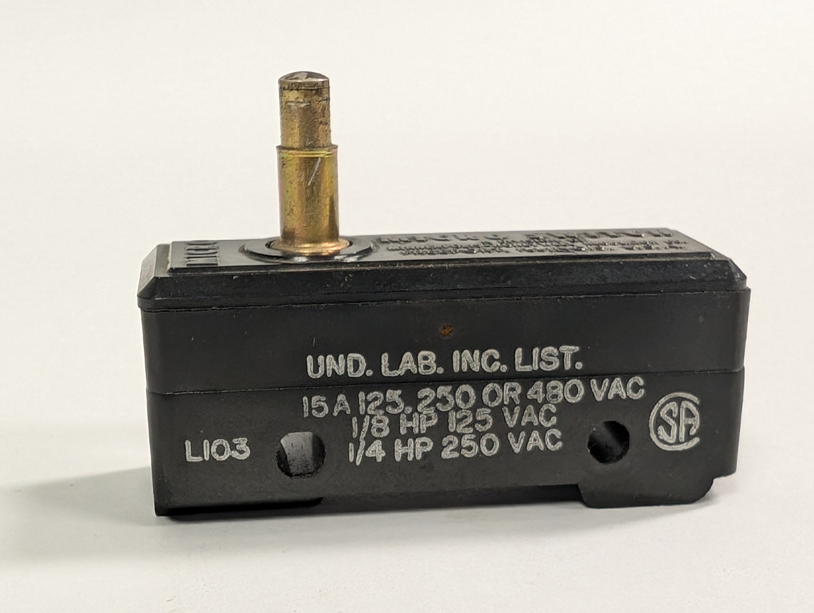 MICRO SWITCH NORMALLY CLOSED CONTACTS