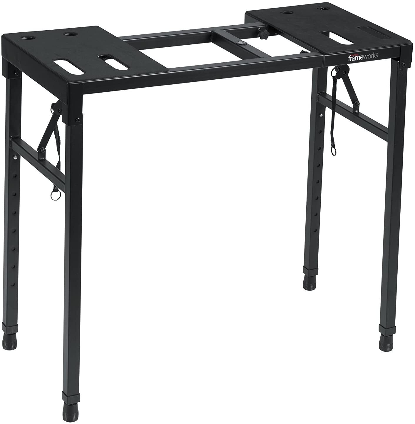 Gator Frameworks Keyboard and Audio Utility Table with Multi Point Adjustability