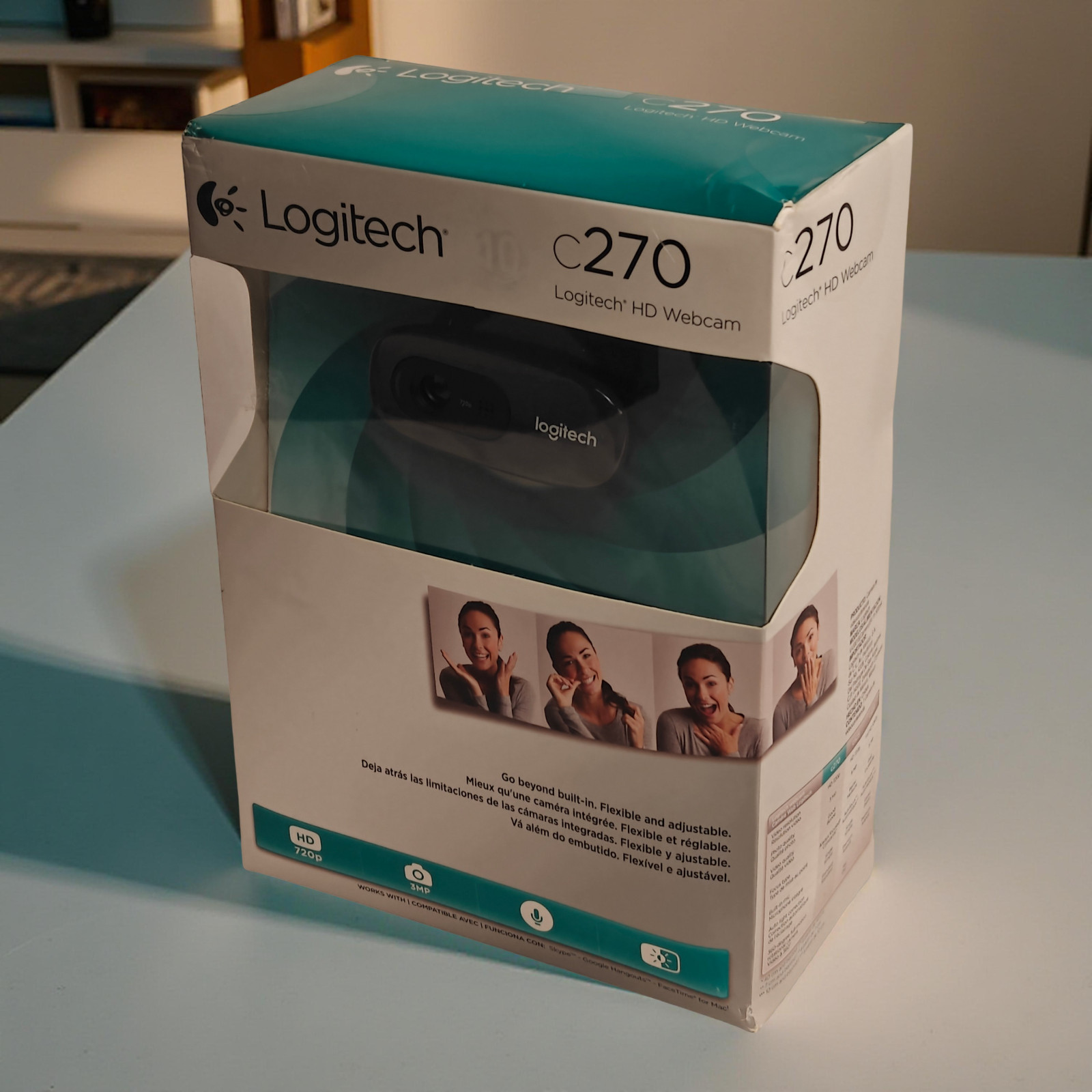 Logitech C270 HD 720p Webcam with Mic Noise-Reducing Mic | New Ships QUICK!