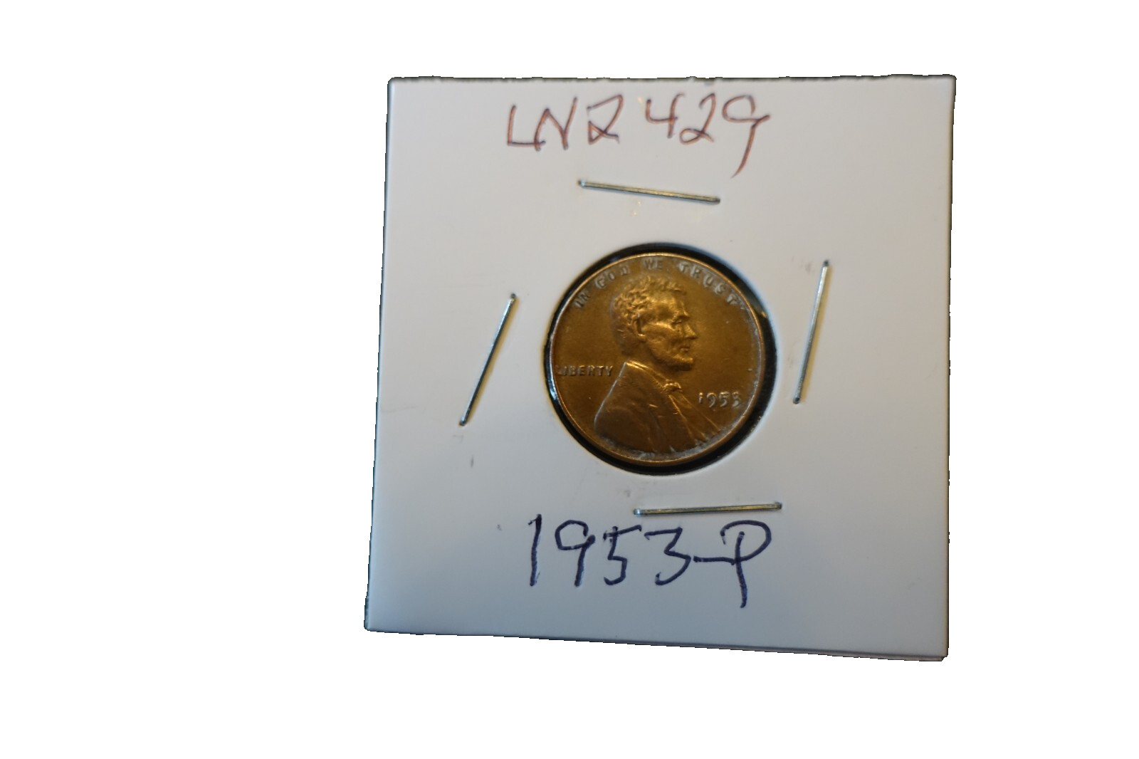 1953-P 1 cent Lincoln  Penny