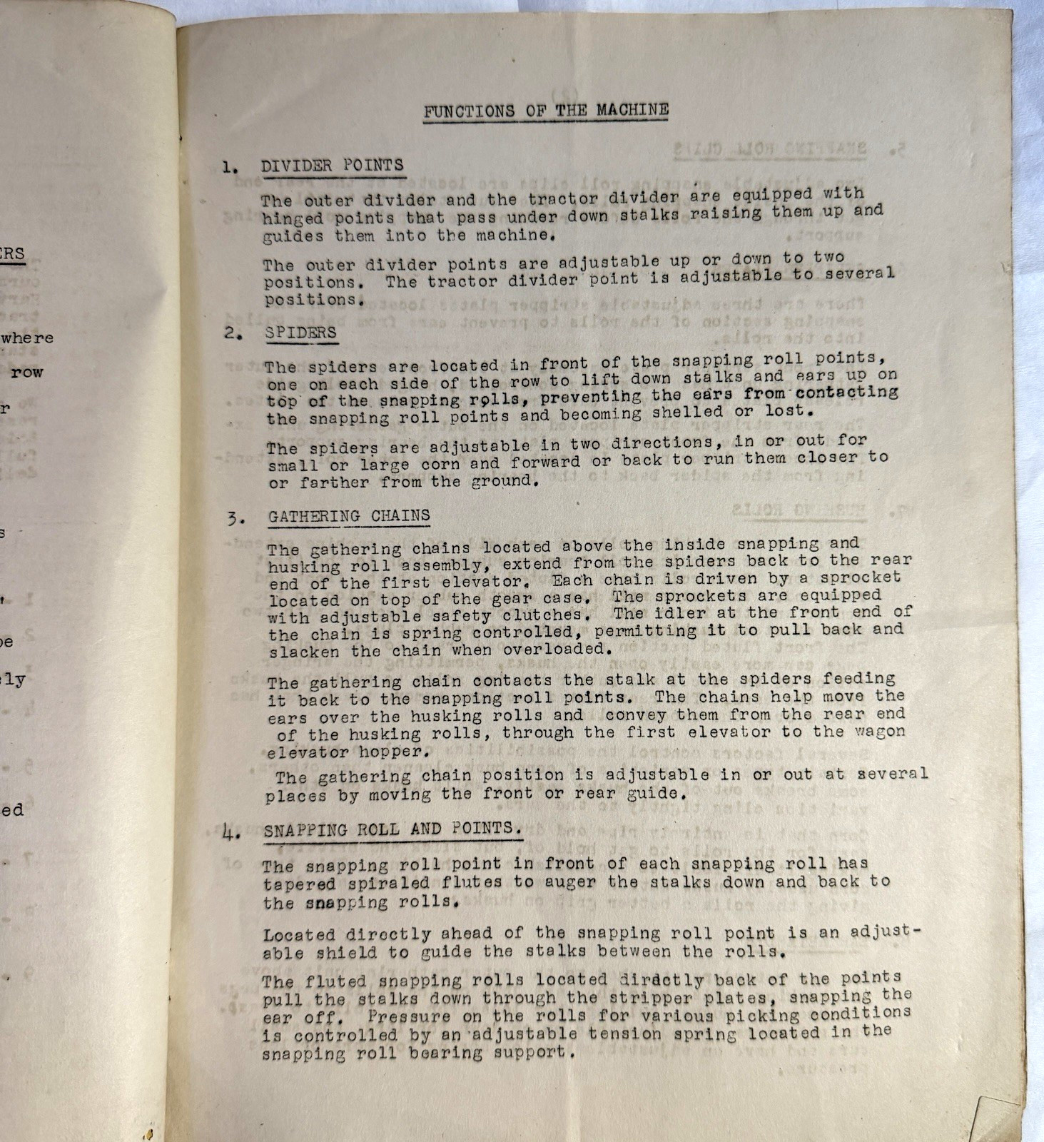 Allis Chalmers 2 Row Corn Harvester Educational Program Operation & Adjust Guide