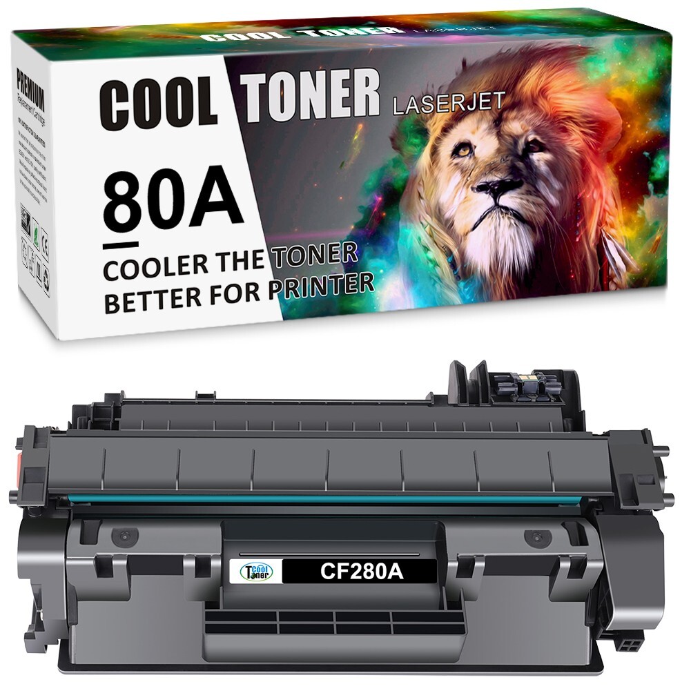 1Pack CF280A 80A Toner Compatible With HP LaserJet Pro 400 M401dn M401n M425dn