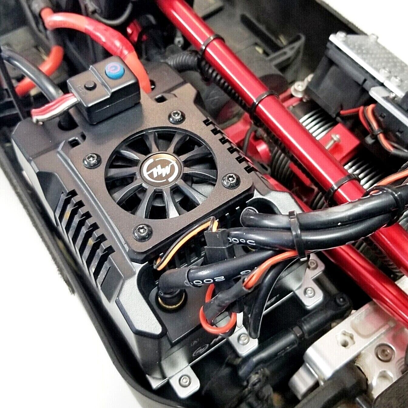 RCP-ESC Mount Hobbywing Max 4 Mount Arrma Kraton & Outcast 8s Holder Option