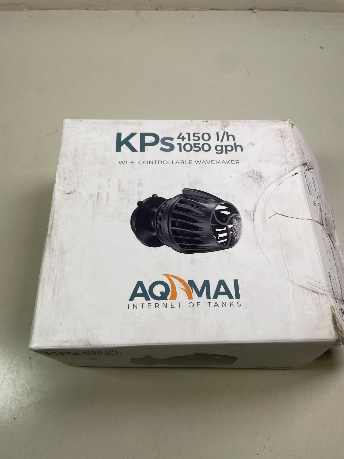 AQAMAI Koralia KPS Wi-Fi Controllable Wavemaker 4150L/H 1050 GPH Open Box