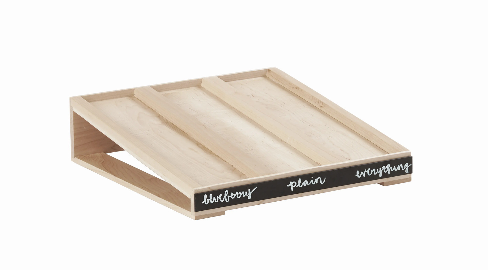 Cal-Mil 22062-71 Blonde 15" x 16" x 4.25"H Bagel Holder Base