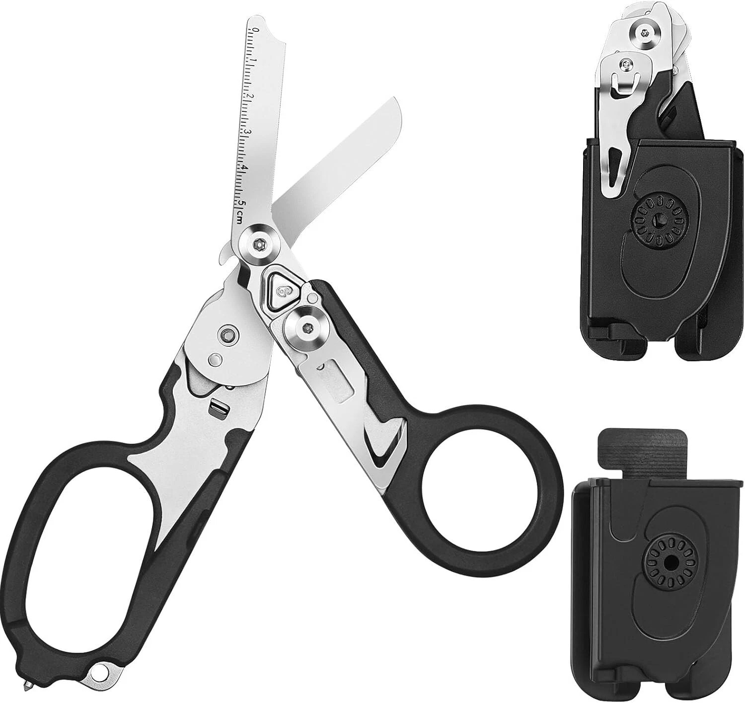 Trauma Shears with Holster – Foldable EMS Trauma Shears for EMTs, Nurses