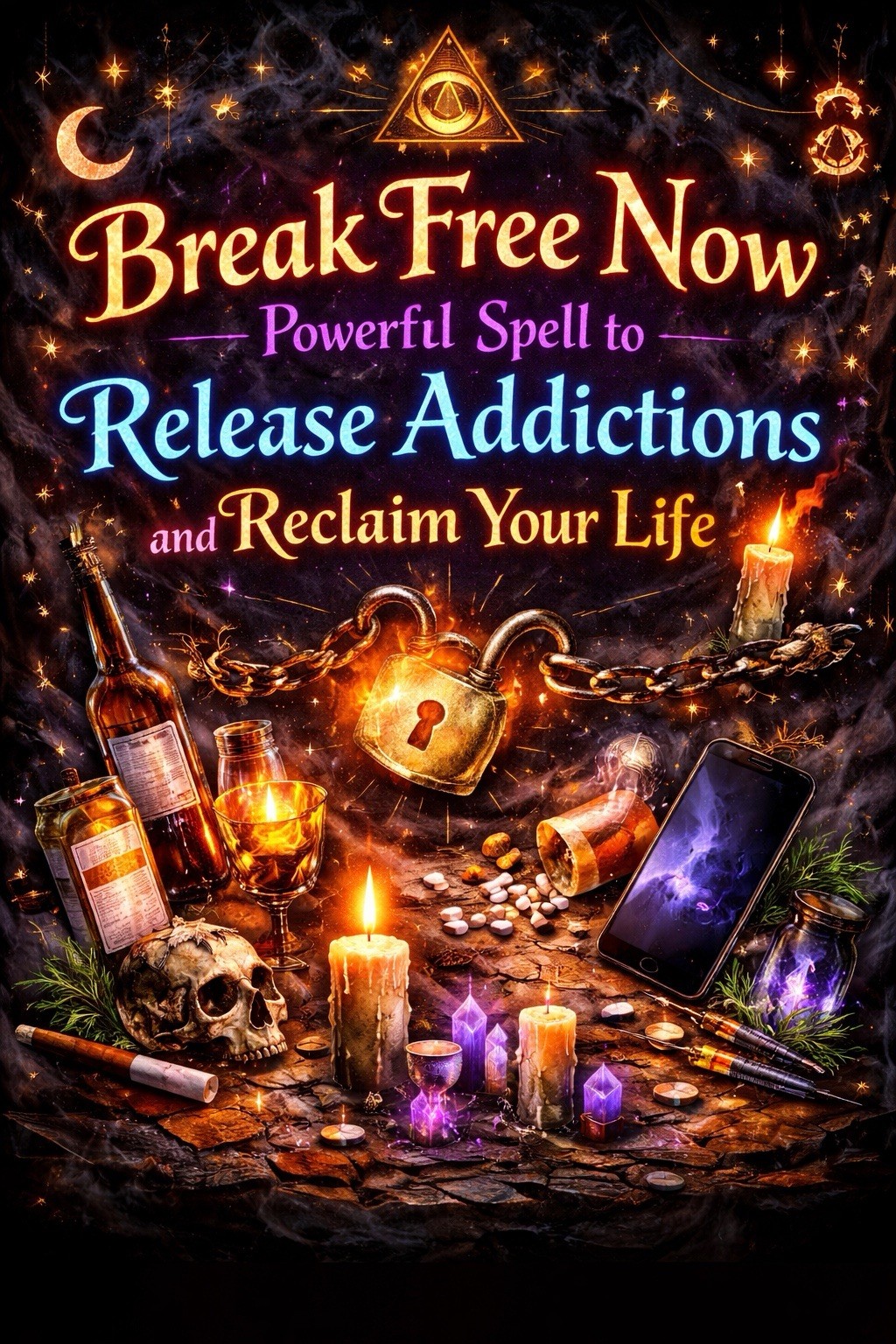 Break Free Now: Powerful Spell to Release Addictions and Reclaim Your Life 🔓🕯️