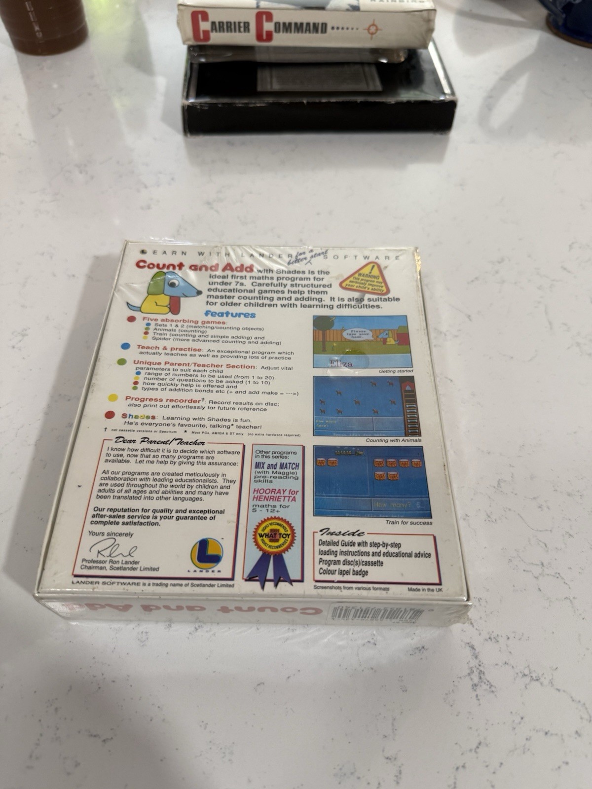 Atari ST Sealed Software Bundle Count And Add Chord Magic Midi Music Lessons NOS