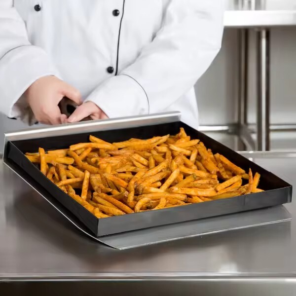 Cooking Basket, PTFE, Solid 7 x 11 for speed oven turbo chef, merry chef,