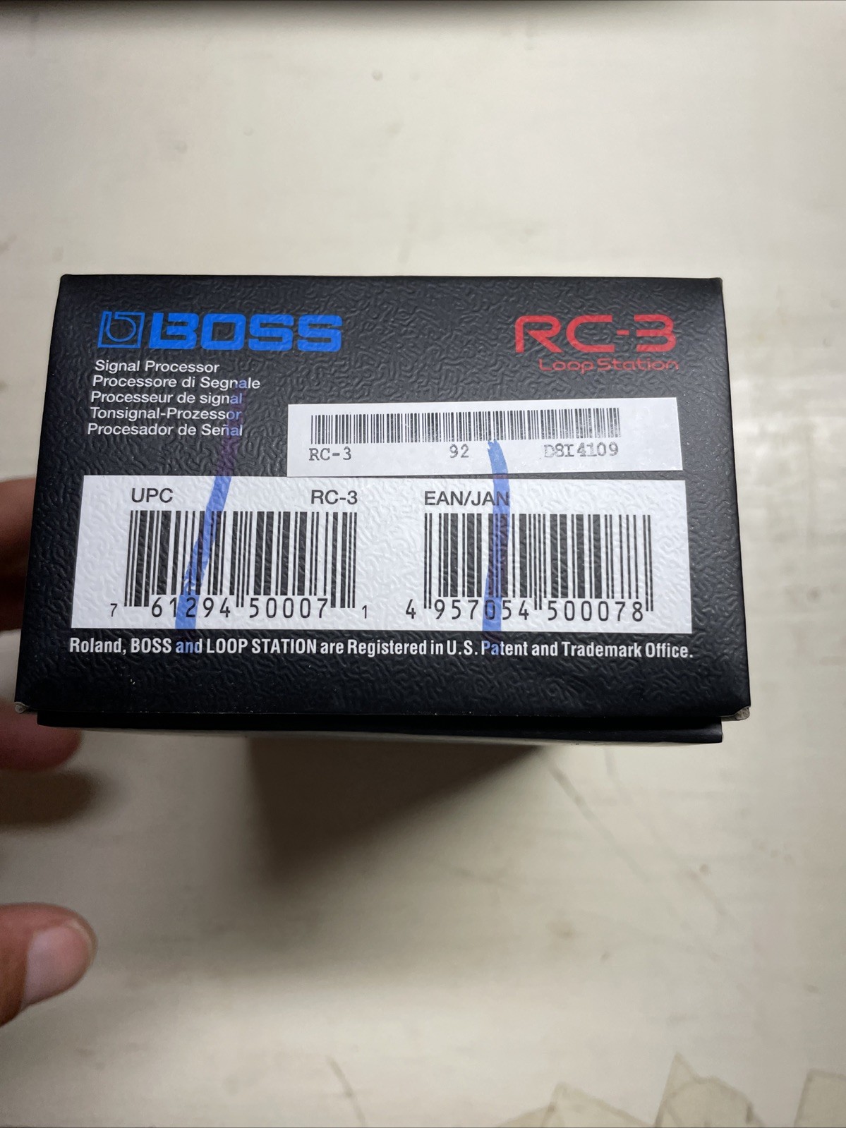 Boss RC-3 Loop Station Guitar Effects Pedal Box Only