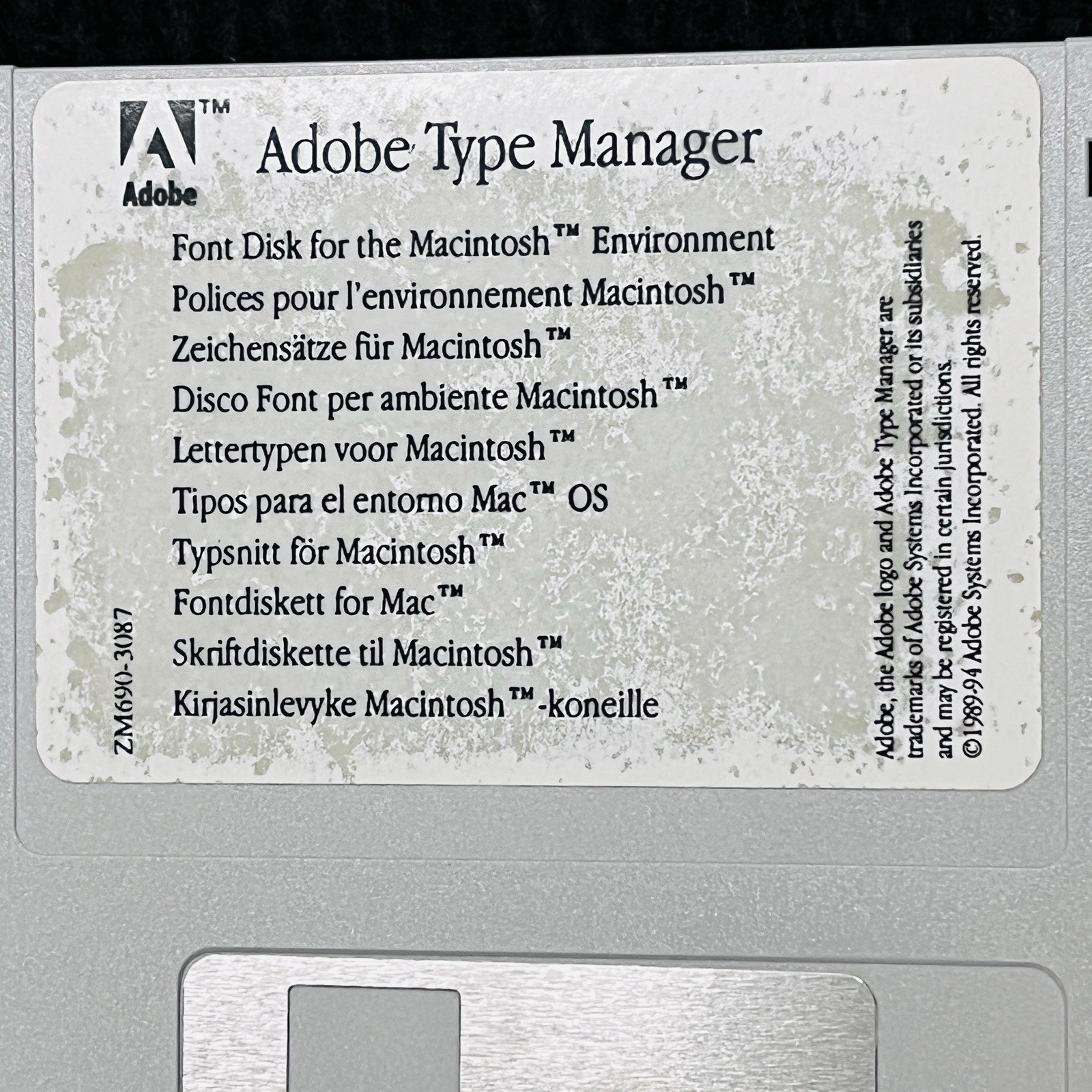 Adobe - Pagemaker Classroom 6 Photoshop Tutorial 4 Type Manager 2 Floppy Vtg