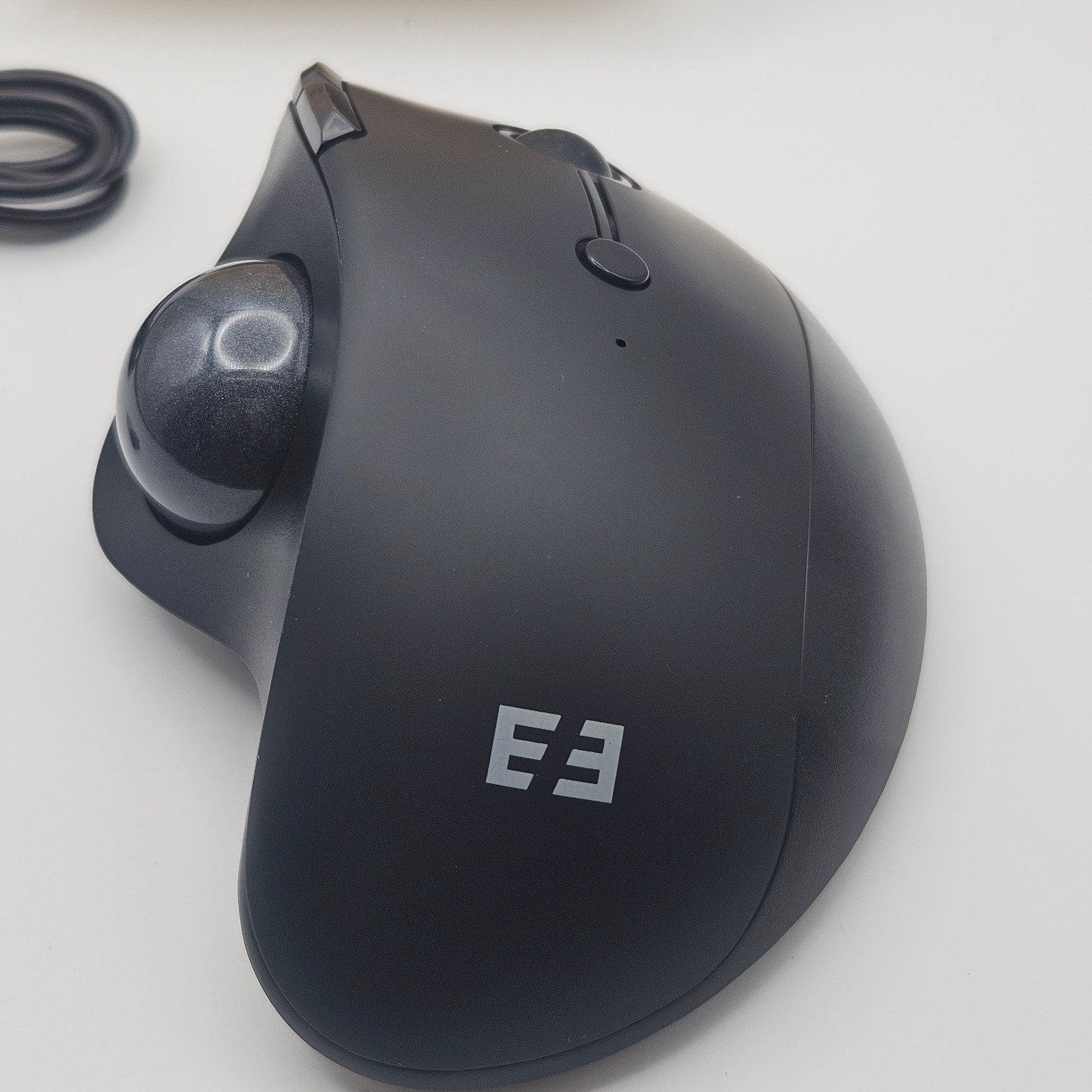 Seenda Wireless Trackball Mouse Bluetooth USB Ergonomic Rechargeable BLACK