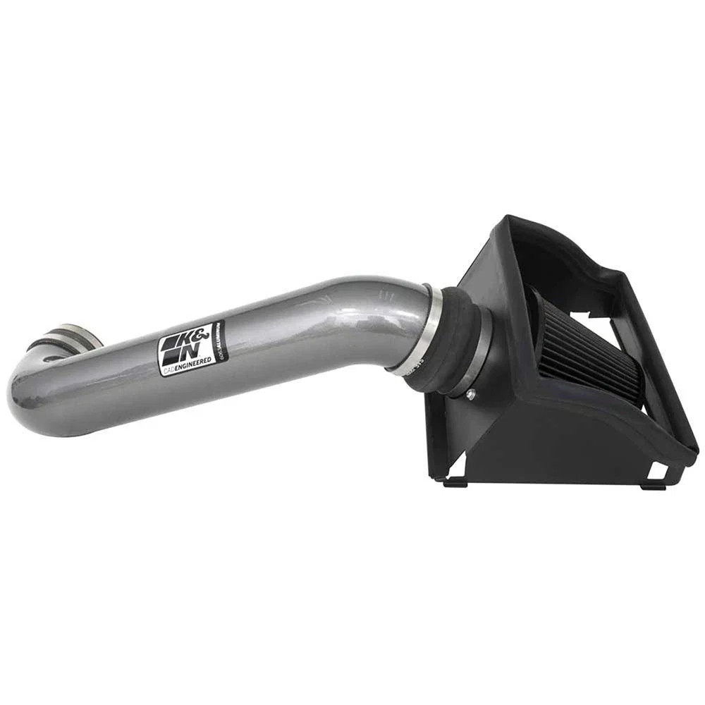 K&N 30-2616KC Performance Aluminum Cold Air Intake for 2021-26 Ford F150 5.0L V8