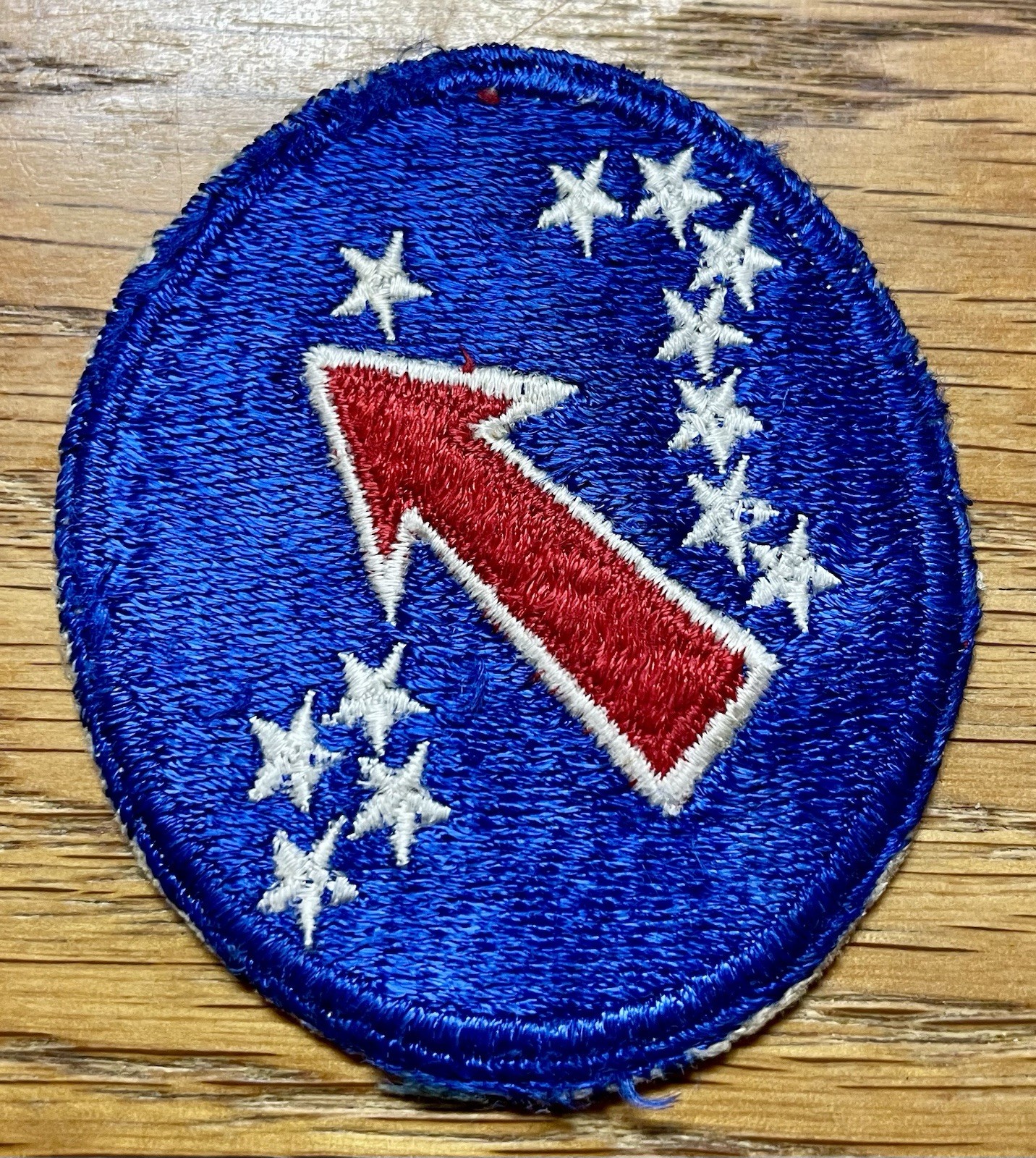 ORIGINAL WWII ERA U.S. ARMY PACIFIC  PATCH - WORN