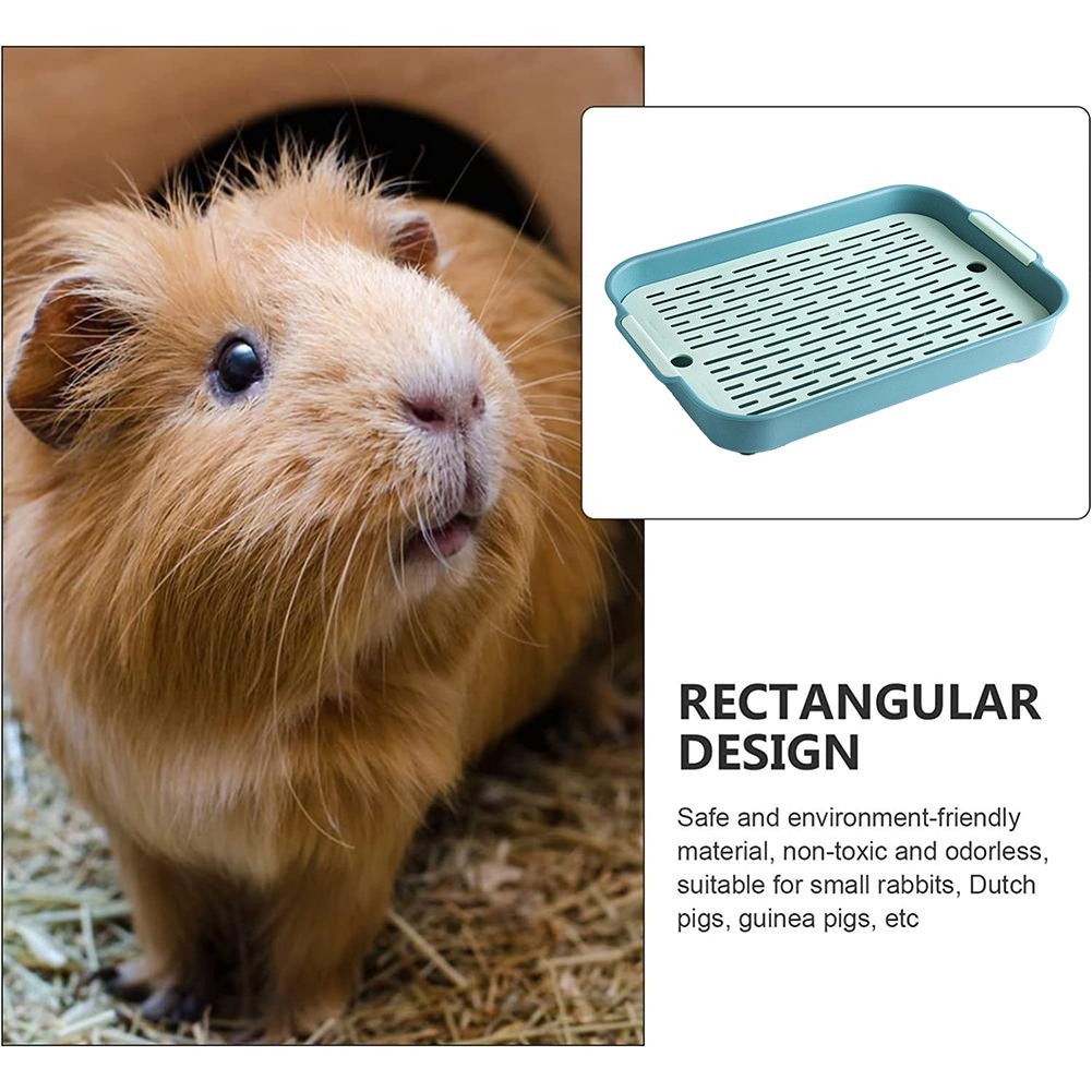 Sturdy and Spacious Rabbit Litter Box Easy to Clean Suitable for Large Pets