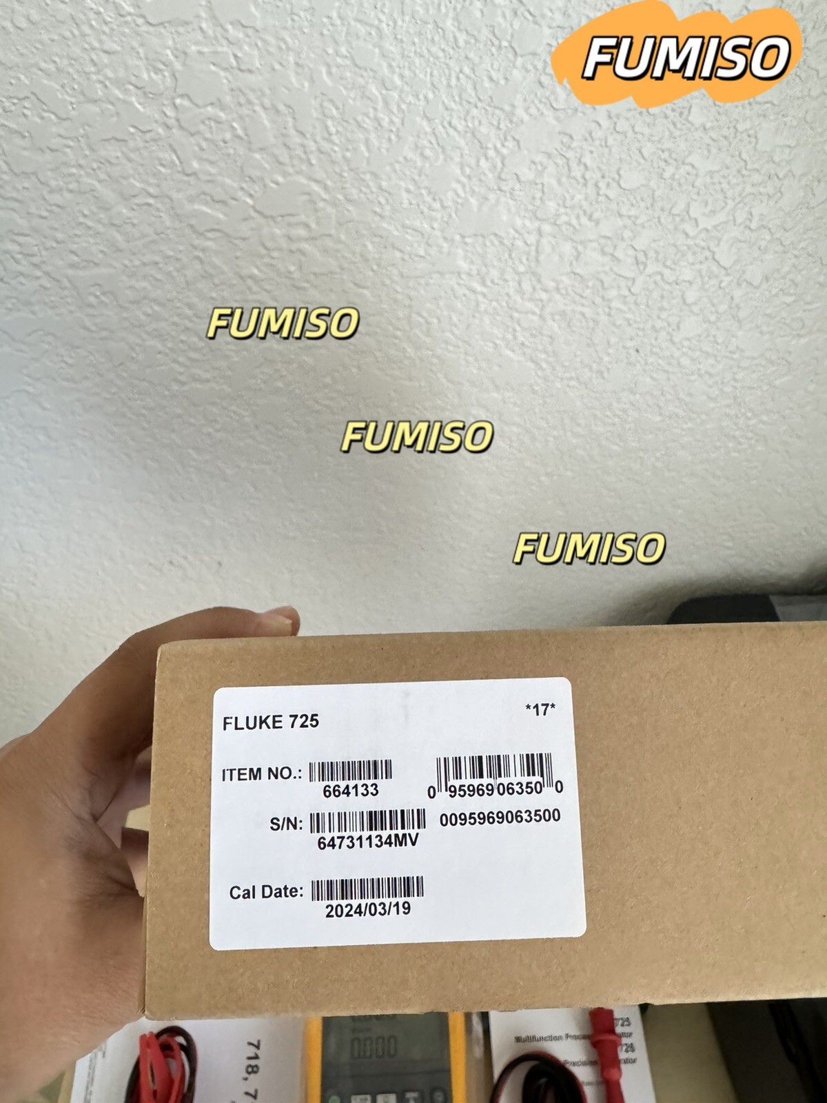 95%new Fluke 725 MULTIFUNCTION PROCESS CALIBRATOR /spro