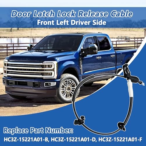 HC3Z-15221A01-F Door Handle Latch Release Cable Front Left Driver Side | Fit