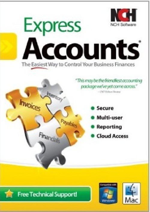 Express Accounts  Easy Accounting Software for Windows / Apple Macintosh NCH