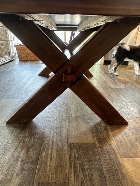 Pottery Barn Toscana Extendable Dining Table - Excellent Condition - 74"-104"