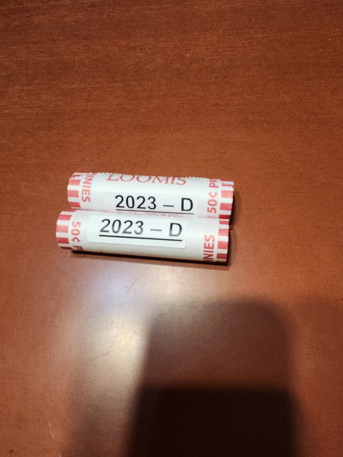 2023 D 2 Rolls* Lincoln Penny Union Shield Cent Original Bank Wrapped Rolls*