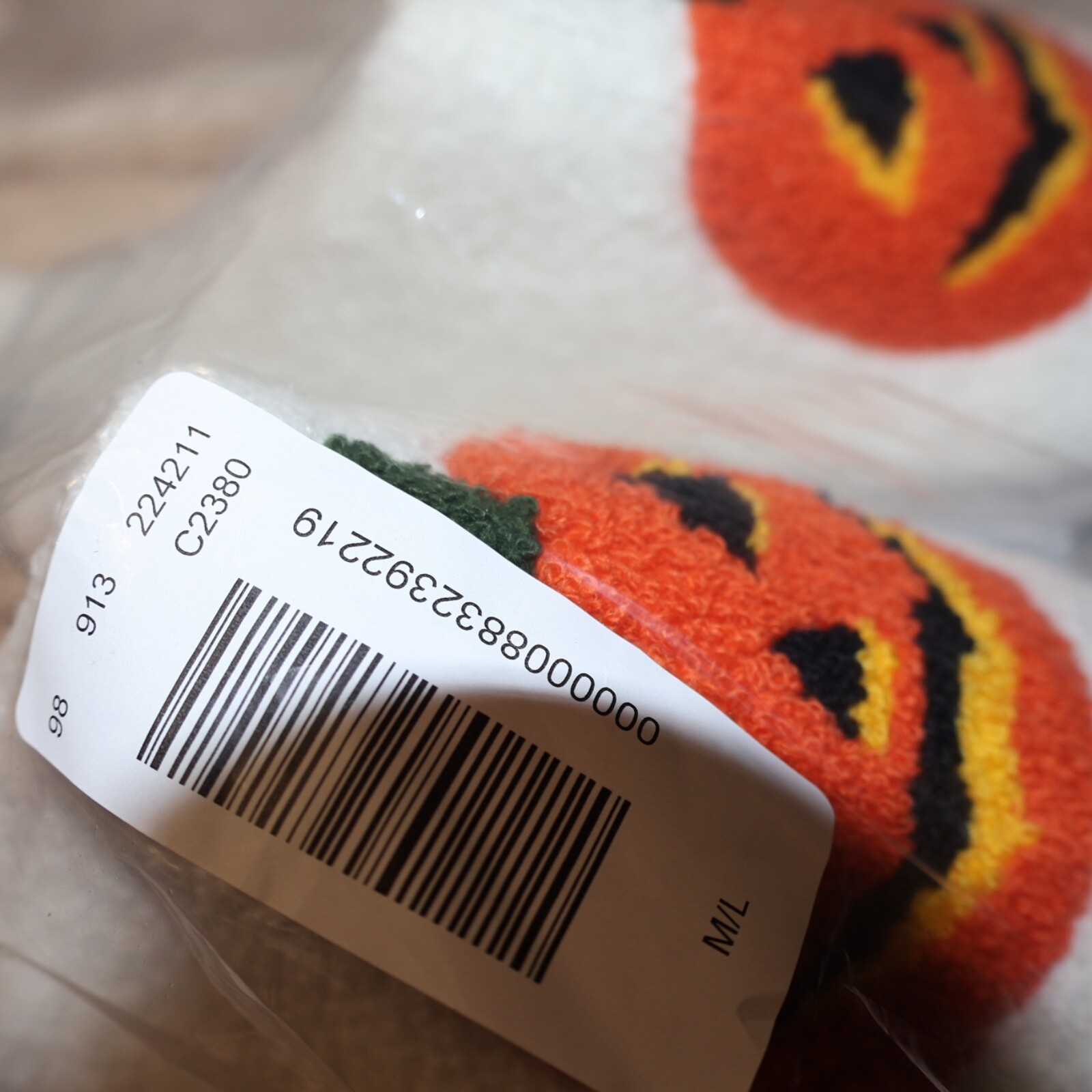 Maurices Halloween Slippers Pumpkin Womens M/L 8.5-11 Jack O Lantern Sherpa NWT