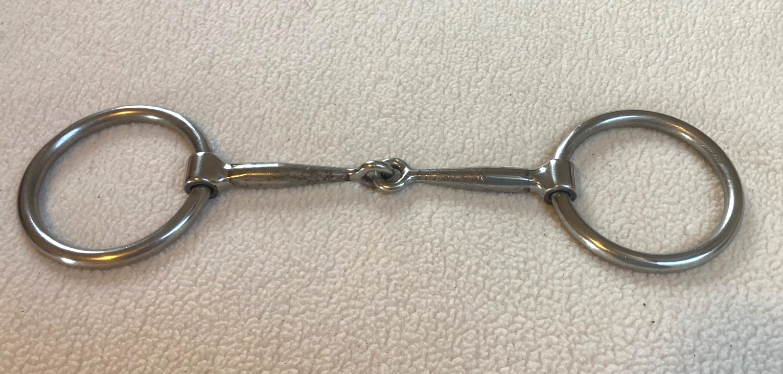 Professionals Choice Heavy Loose O-Ring Horse Training Snaffle Bit- 5 1/4"