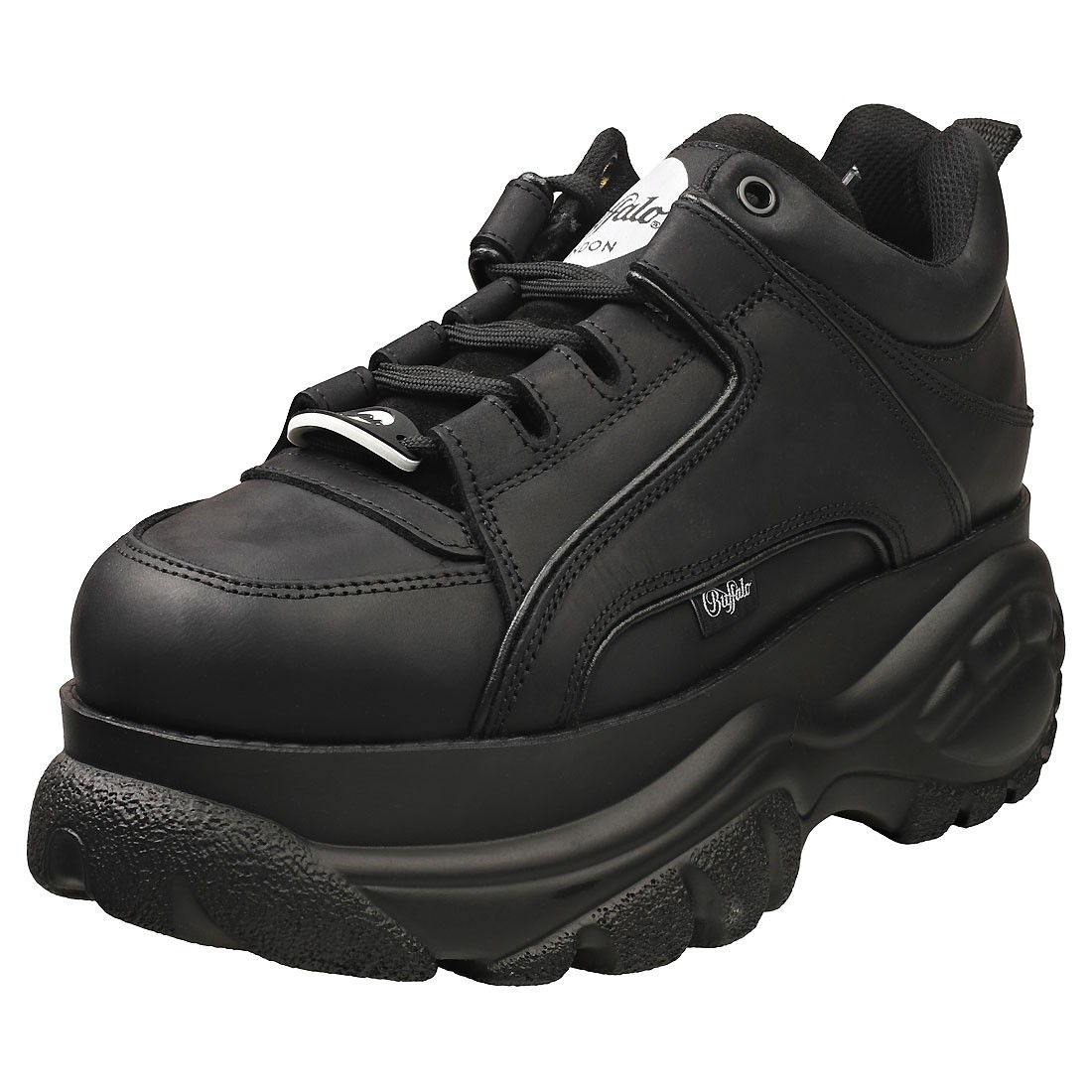 Buffalo 1339-14 2.0 V Womens Platform Sneakers in Black