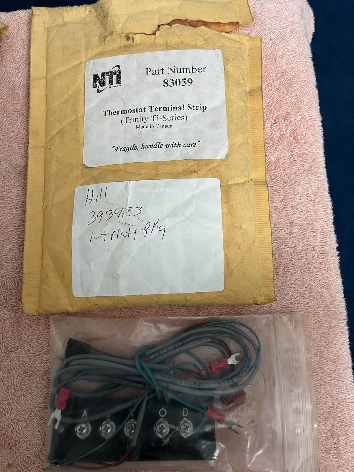 Trinity Boilers Thermostat Terminal Strip 83059  Ti Series