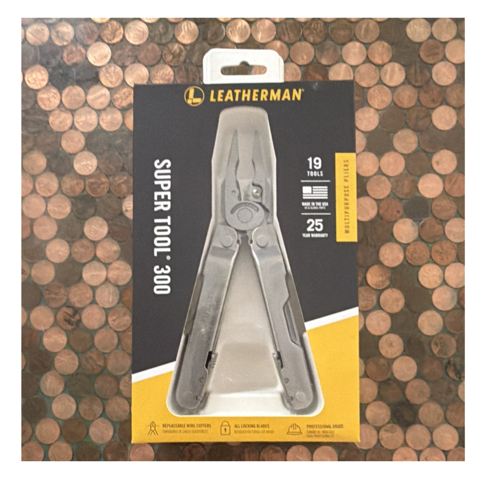 Leatherman Super Tool 300 Multi-Tool Metal Blade Handle 19 Tools 5CZF5