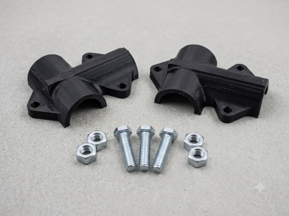 Simmons Electronic Drum Kit Heavy-Duty T-Bracket Clamp - PETG Upgrade
