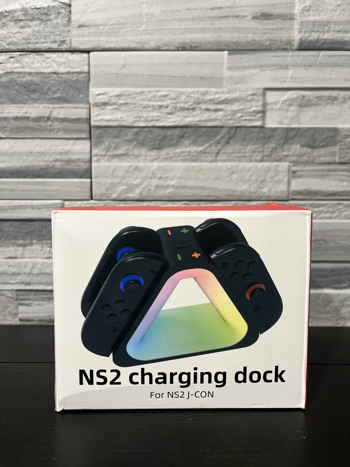 Nintendo Switch 2 Joy-Con Charging Dock RGB LED Charging Station for NS2 Control