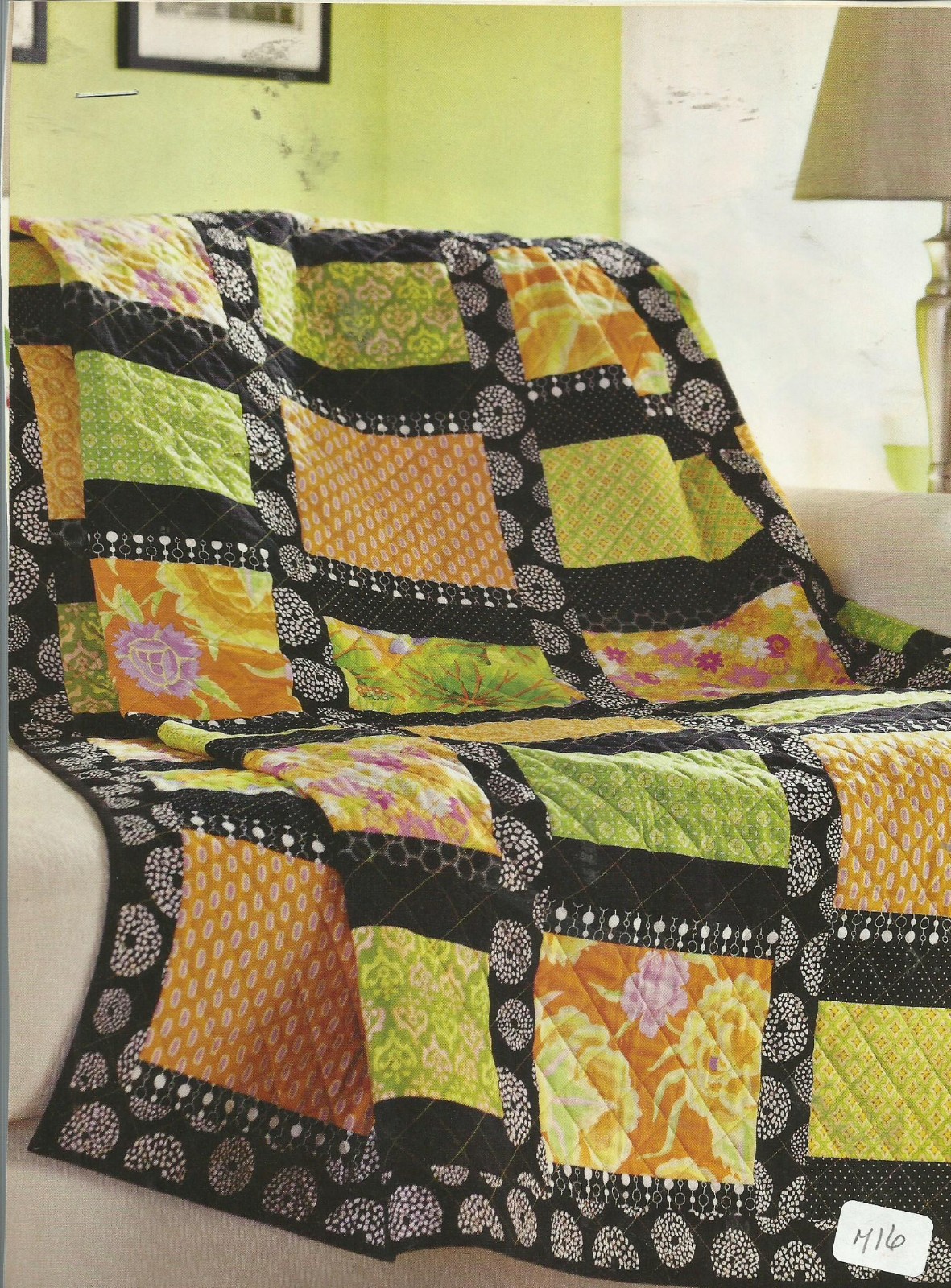 A0168  CITRUS  QUILT PATTERN/INSTRUCTIONS