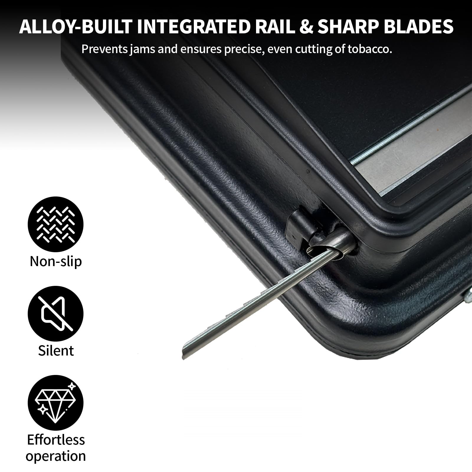 Cigarett Rolling Machine, Manual Cigarett Roller, Portable Black Rolling Ma